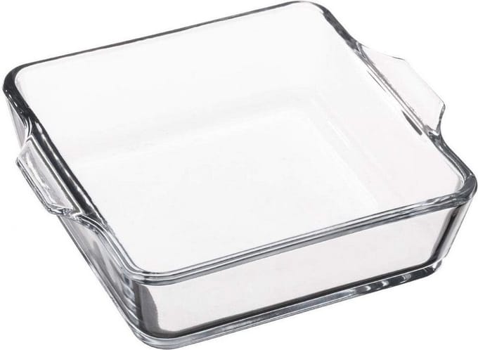 Serveerschaal Secret de Gourmet Kristal Transparant (15 x 15 cm)