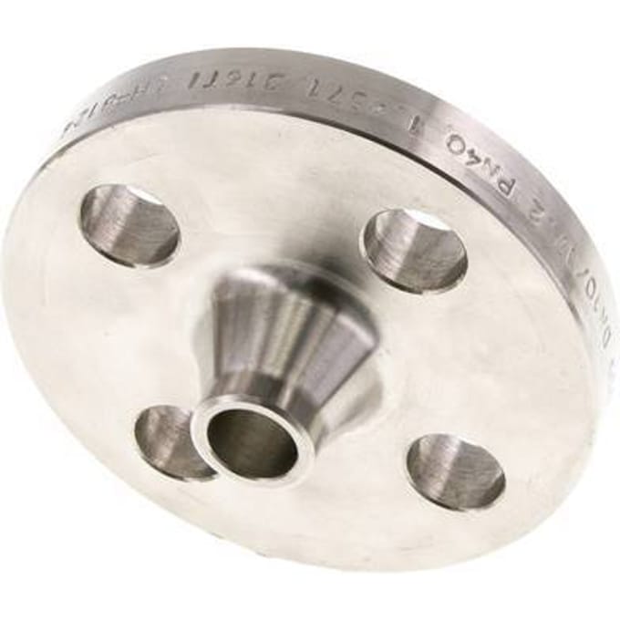 Voorlansflens DN10-PN40 17.2mm 1.4571 DIN 2635 En EN 1092-1 (Type 11)