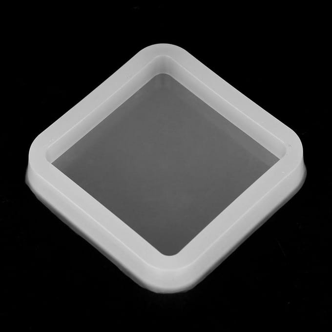 6 Soorten Cirkel Vierkant Hart Ster Vorm Siliconen Vorm Taartdecoratie Chocoladevorm Set DIY gray