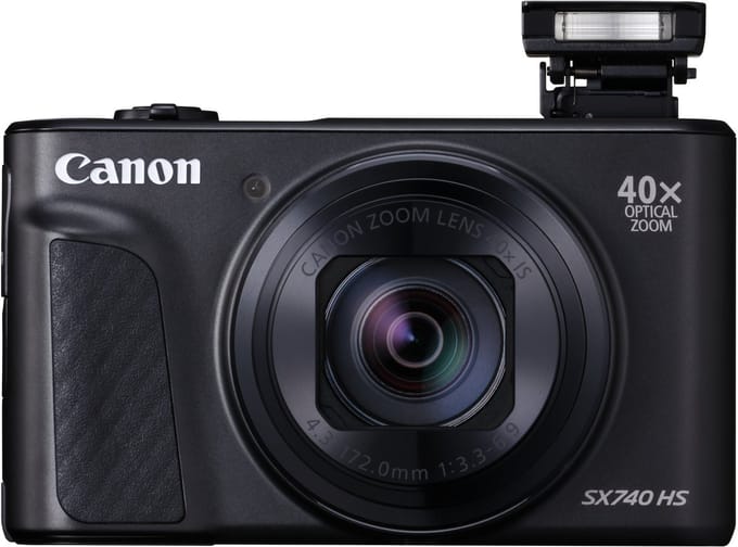 Canon PowerShot SX740 HS LITE EDITION BLACK Travelkit - Compactcamera - 4K video - Kantelbaar touchscreen - compact formaat - Inclusief tas en statief
