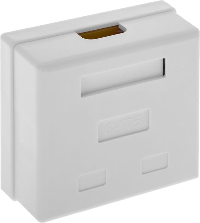 BeMatik - 2 RJ45 Cat.6 UTP-oppervlaktedoos