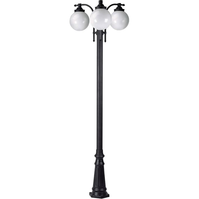 K.S. Verlichting Lantaarnpaal MADEIRA 3-lamps antraciet
