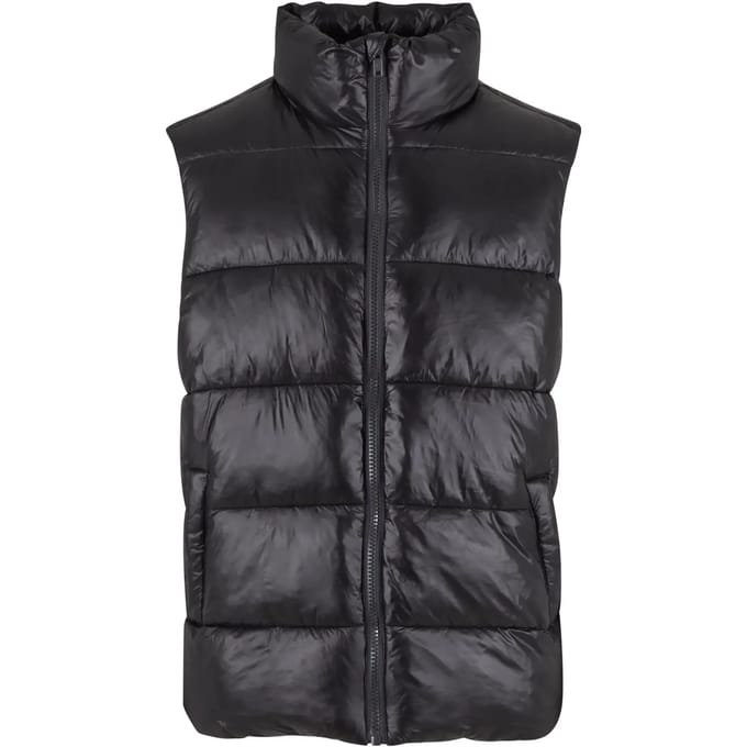 Urban Classics - Recycled Big Puffer Mouwloos jacket - L - Zwart