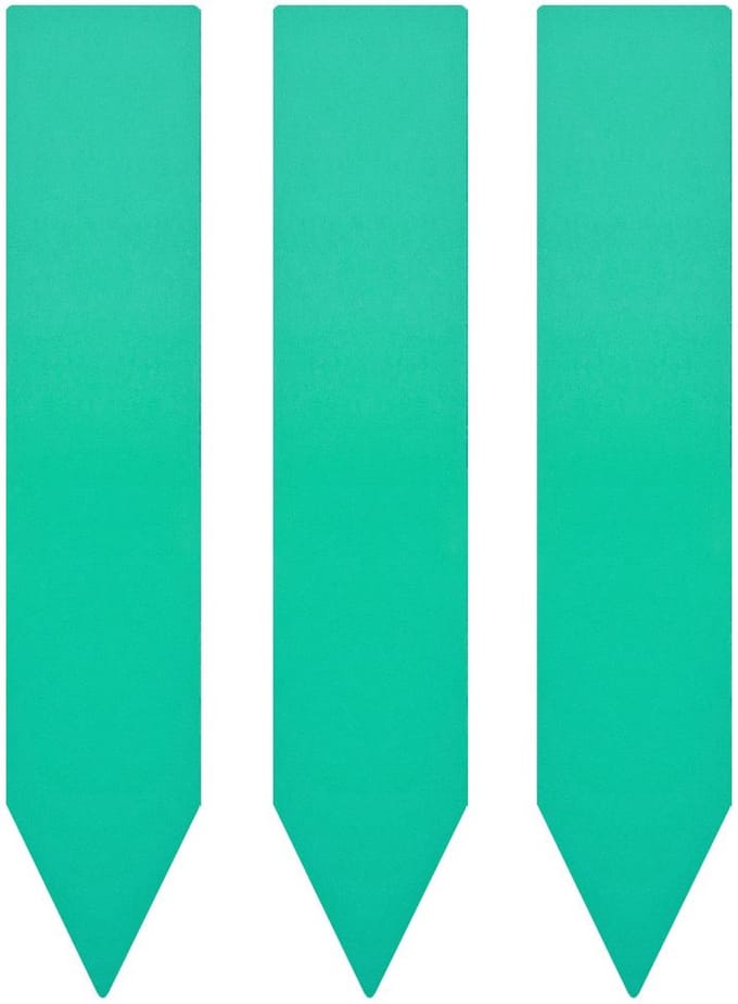 CombiCraft steeketiketten van PVC 20 x 100 mm groen - 100 stuks