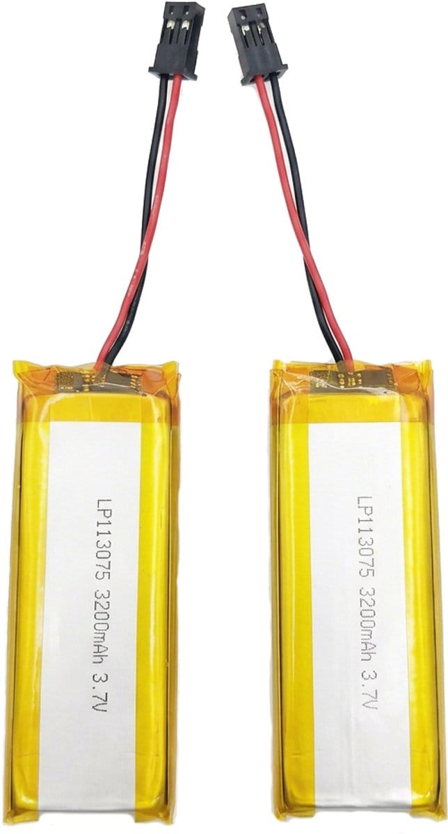 LiPo Accu - 3.7v - 3.7volt - 3200mah - Universeel - Drone - RC Modelbouw - Per 2 stuks geleverd