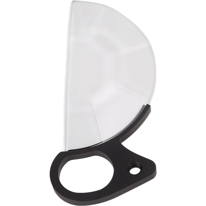 80mm Handheld Halve Cirkel Kaleidoscoop Filter Optisch Glas Camera Special Effects Filter voor Nacht white