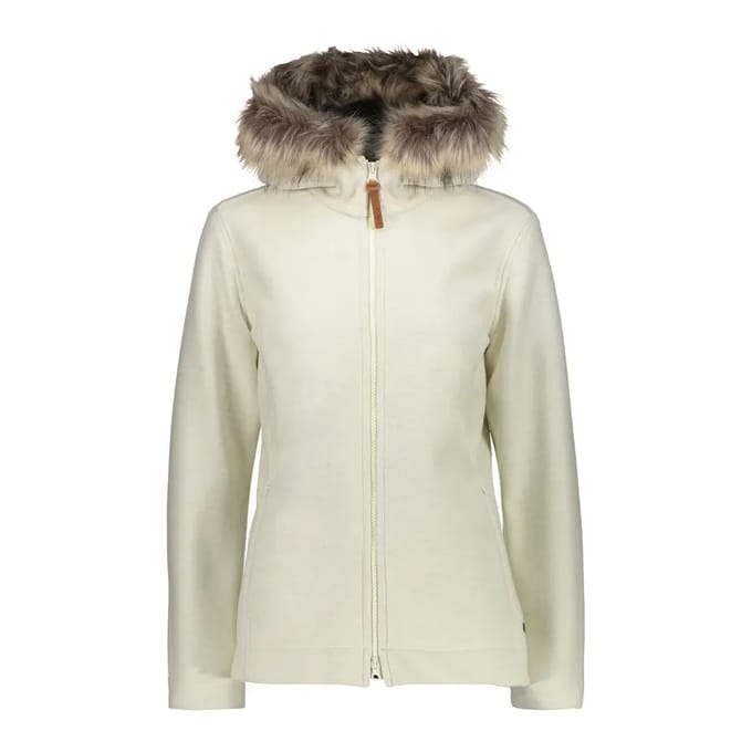 Dames fleece met capuchon CMP
