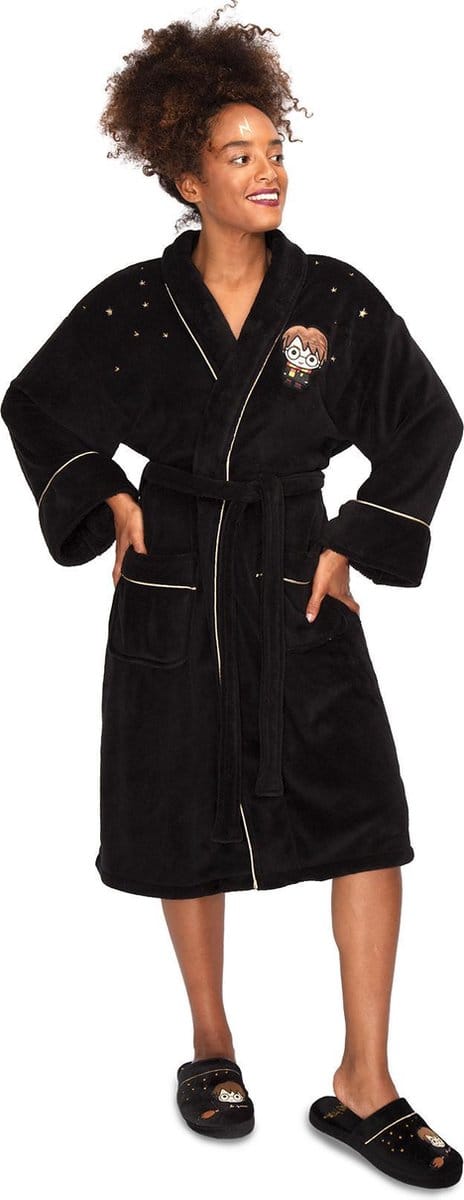 Zachte fleece badjas - Harry Potter: Kawaii - Dames One size