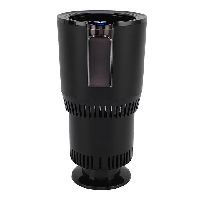 2-in-1 Slimme Auto Bekerhouder Warmer Koeler Auto Auto Koeling Verwarming Beker Mokhouder Houd Drank Drank Koel L paars