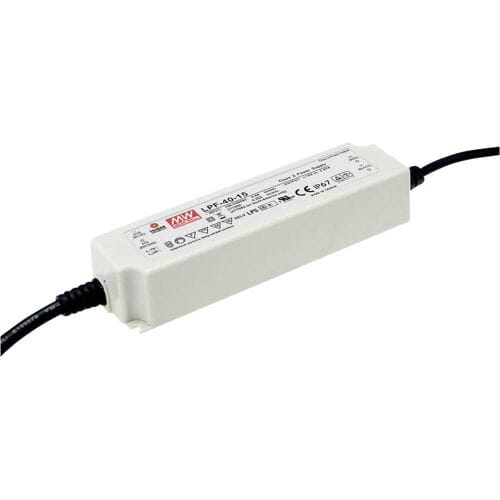 MEAN WELL LPF-40-42 LED-driver, LED-transformator Constante spanning, Constante stroomsterkte 40 W 0.96 A 25.2 - 42 V/DC Niet dimbaar, PFC-schakeling,