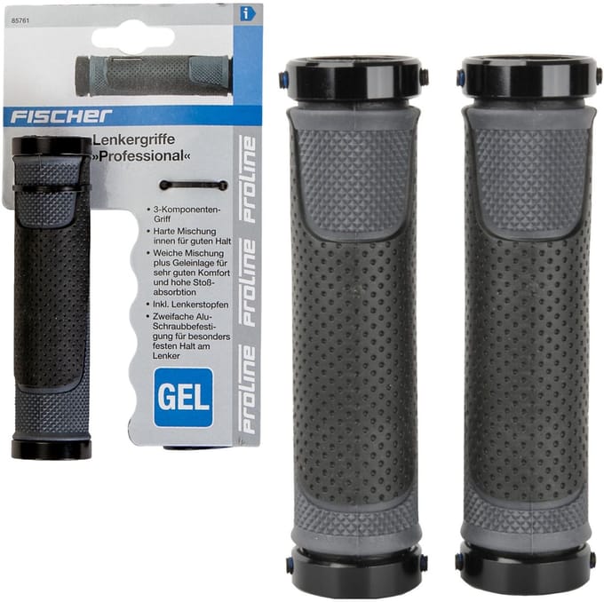 Fischer 85761, Handvatten, Zwart, Grijs