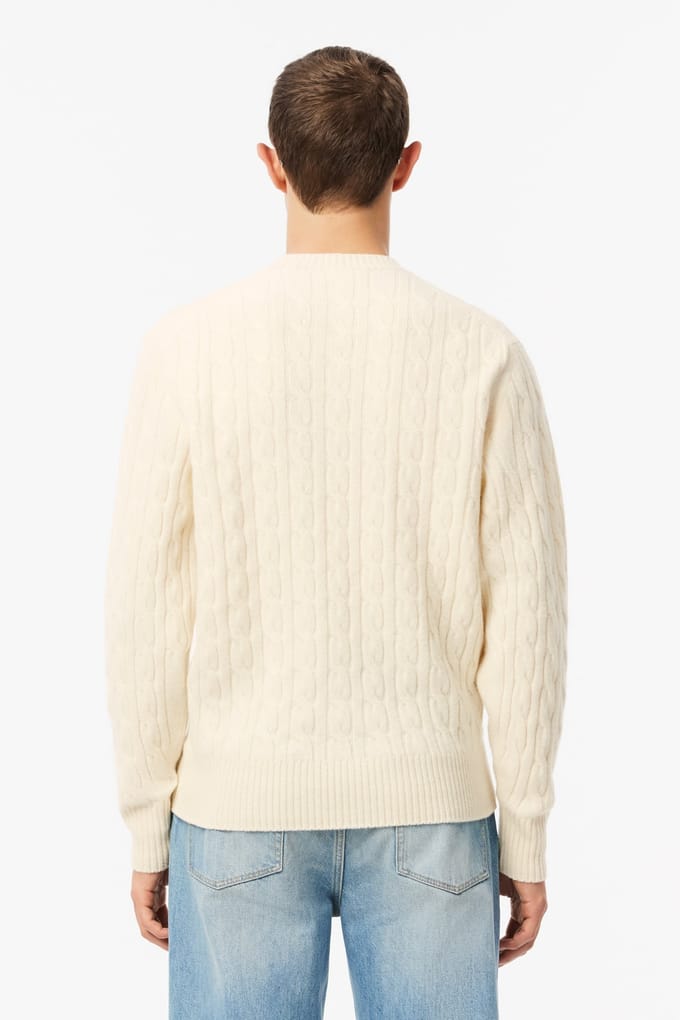 Regular fit pullover van pure wol