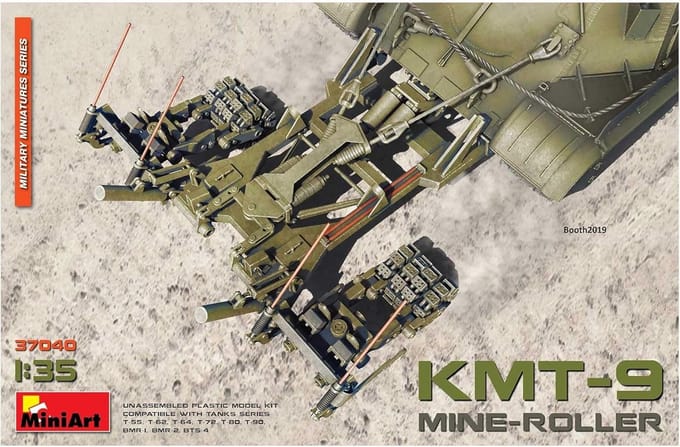 Modelbouwset KMT-9 mijnenrolmachine