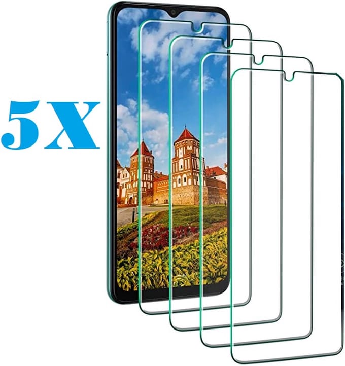 Screenprotector Glas - Tempered Glass Screen Protector Geschikt voor: Samsung Galaxy A32 4G - 5x
