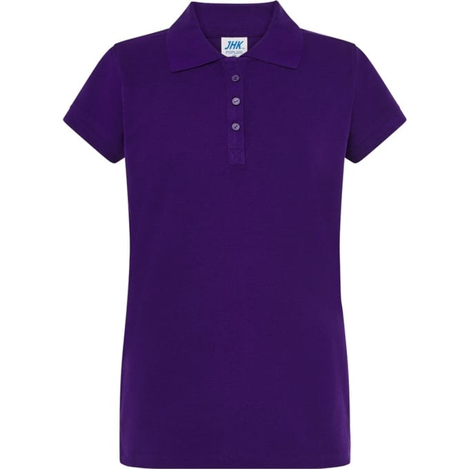 JHK Dames/Dames Regular Poloshirt (Paars)