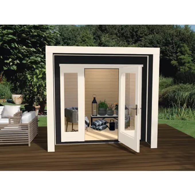 Weka Tuinhuis 263 Gr1 Antraciet 235x239cm