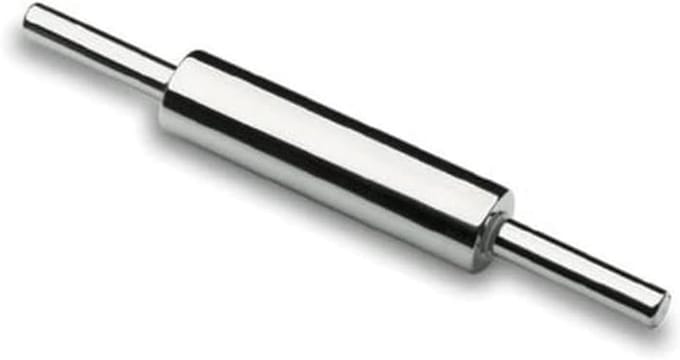 Deegroller - Bakbenodigdheid - Bakken - Roestvrij staal - 56 cm - Zilver