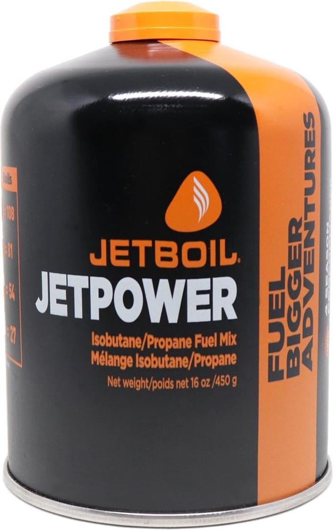 Jetboil gas cartridge JETPOWER - 450gr - gasfles
