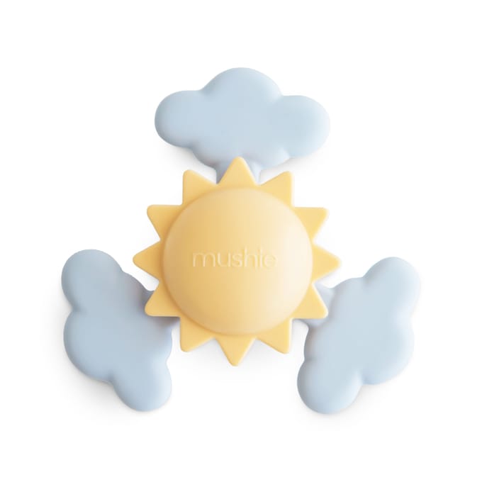 Mushie Babyspeeltje Spinner met Zuignap Sunshine