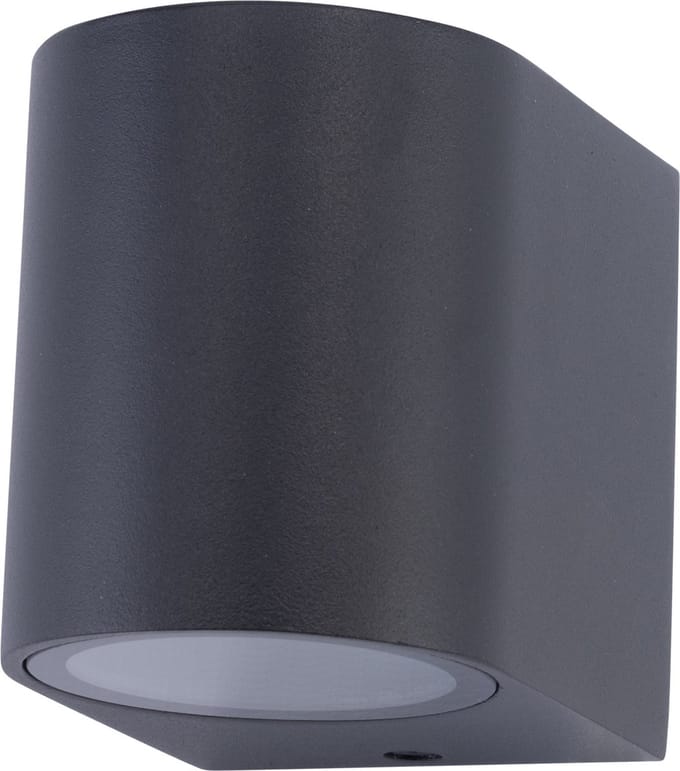 LED's Light LED Wandlamp buiten met GU10 fitting - Rond - Model San Marino - IP44 - Zwart