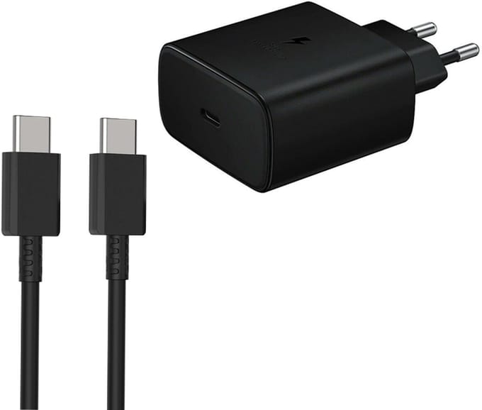 45W USB-C / Type-C Snellader - Oplader Adapter - Geschikt voor Super Fast Charging & PD/PPS Opladen - Inclusief 5A USB-C Kabel - zwart
