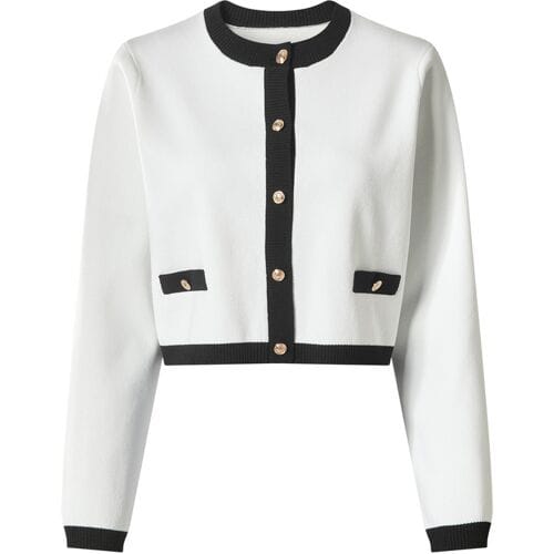 ESMARA Dames vest (Wit/zwart, S (36/38))