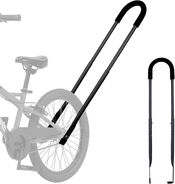 Kinderfietsduwer En Hulpmiddel Voor Het Leren Fietsen - Universele Duwstang Past Overal