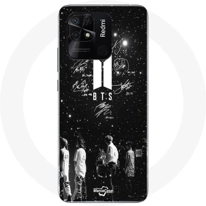 Coque - BTS - Xiaomi Redmi 10C - Souple - Noir - Membres BTS