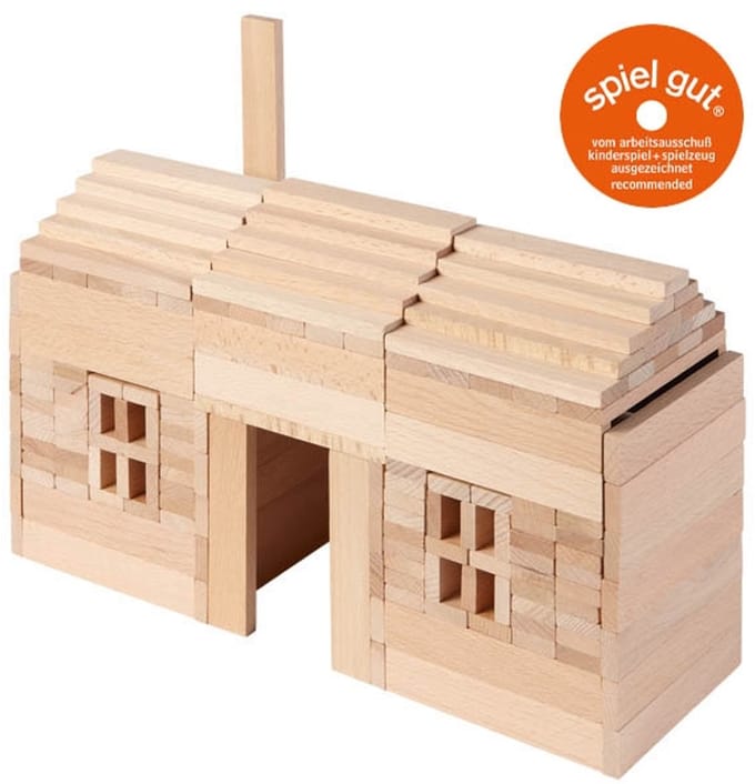 GOKI Blokkendoos - Bouwblokken - 200 Stuks - Hout - 3 Jaar
