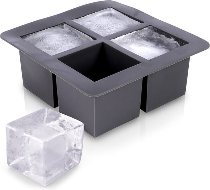 Ijsblokjesvorm Silicone XXL 15,5x15,5x6 cm - Ijsblokjes