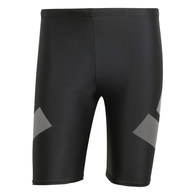 adidas Performance Big Bars Lange Zwembroek - Heren - Zwart