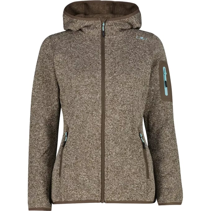 Dikke gebreide hoodie dames CMP Knit-Tech