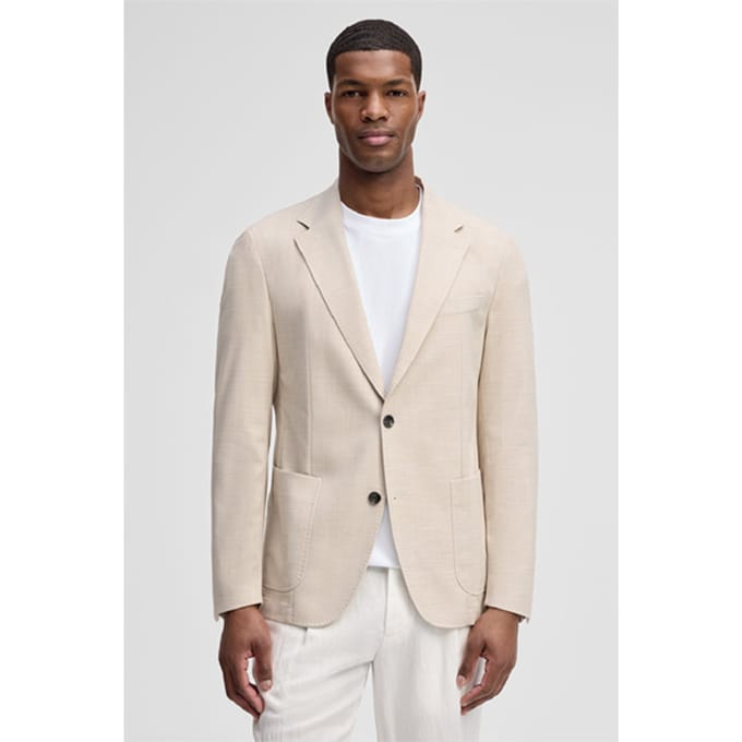 Sakko Acon, beige gemêleerd