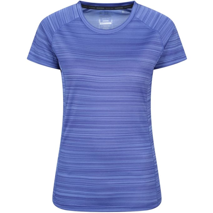 Mountain Warehouse Dames/Dames Endurance Gestreept T-shirt (Kobalt)