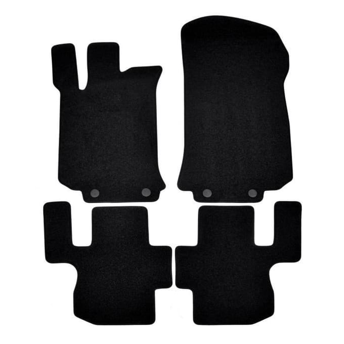 Tapis de sol - Mercedes - R-Class 2011-2013 - 4 pièces - Velours - Antidérapant - Renforcé