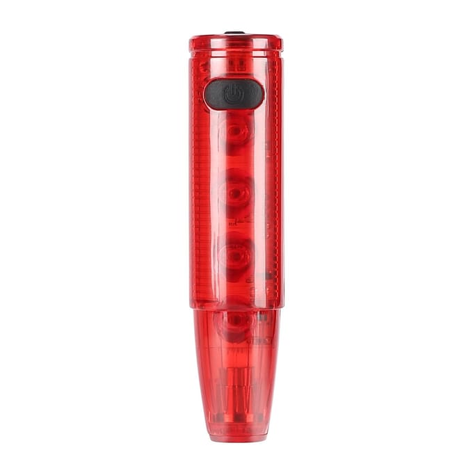 Fietsachterlicht USB oplaadbaar multifunctioneel fietsachterlicht met hoge zichtbaarheid en rem LD77 black