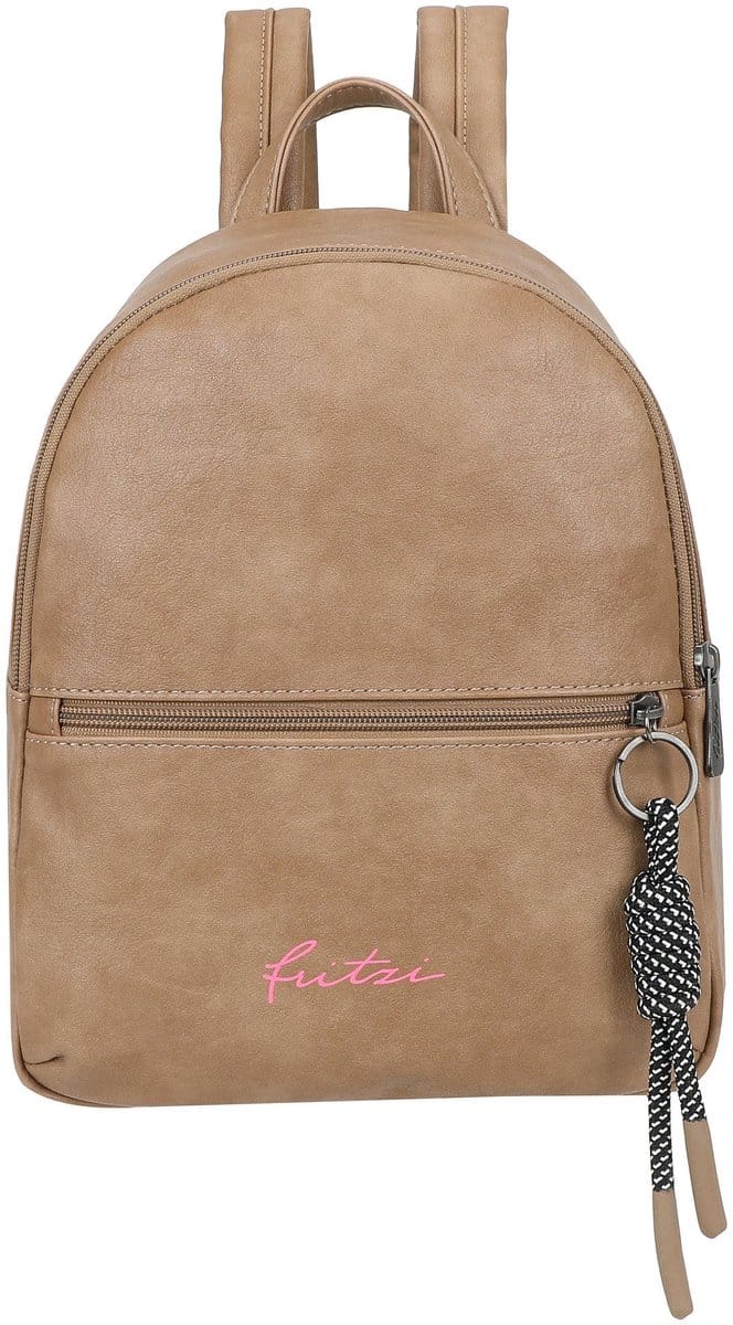 Fritzi aus Preußen vrijetijdsrugzak rugzak Lou Backpack Taupe Lichtbruin