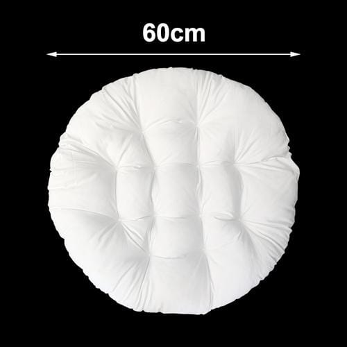 Coussin de siège Coussin de chaise hamac Coussin de remplacement polyvalent Tapis de chaise de patio Panier suspendu Coussin de chaise pour chaise suspendue white
