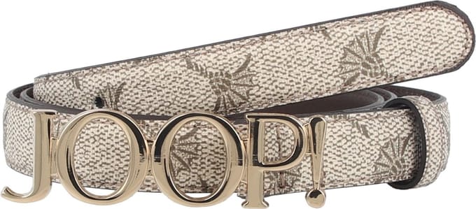 Joop! Logo Riem - Dames - 85 cm - offwhite-olive