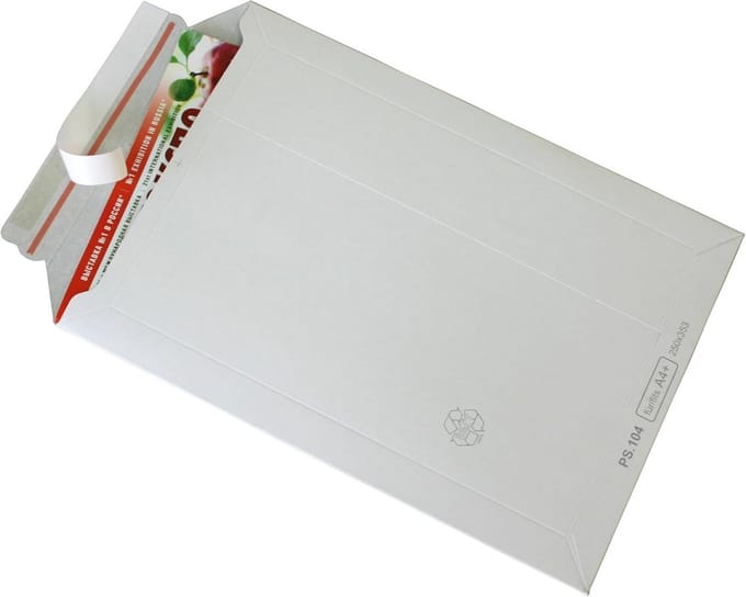 Massief Karton Envelop DIN A4+ - 353x250mm - Tot 50mm Vulhoogte
