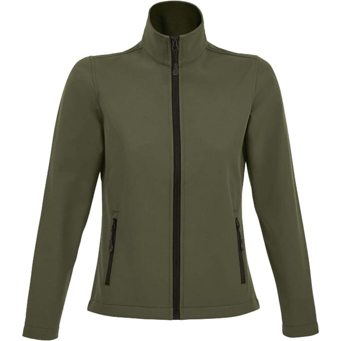 SOLS Dames/Dames Race Soft Shell Jas (Leger)