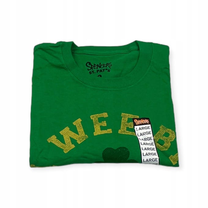 Koszulka T-shirt męski okrągły dekolt SPENCER'S ST.PAT'S L green