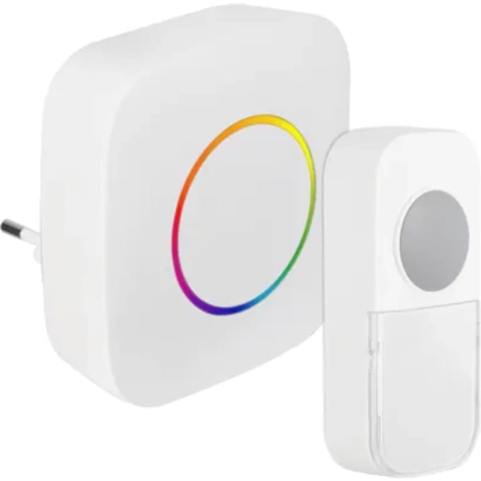 Exin Gong - Plugin - Beldrukker - Kinetisch - Licht - Wit