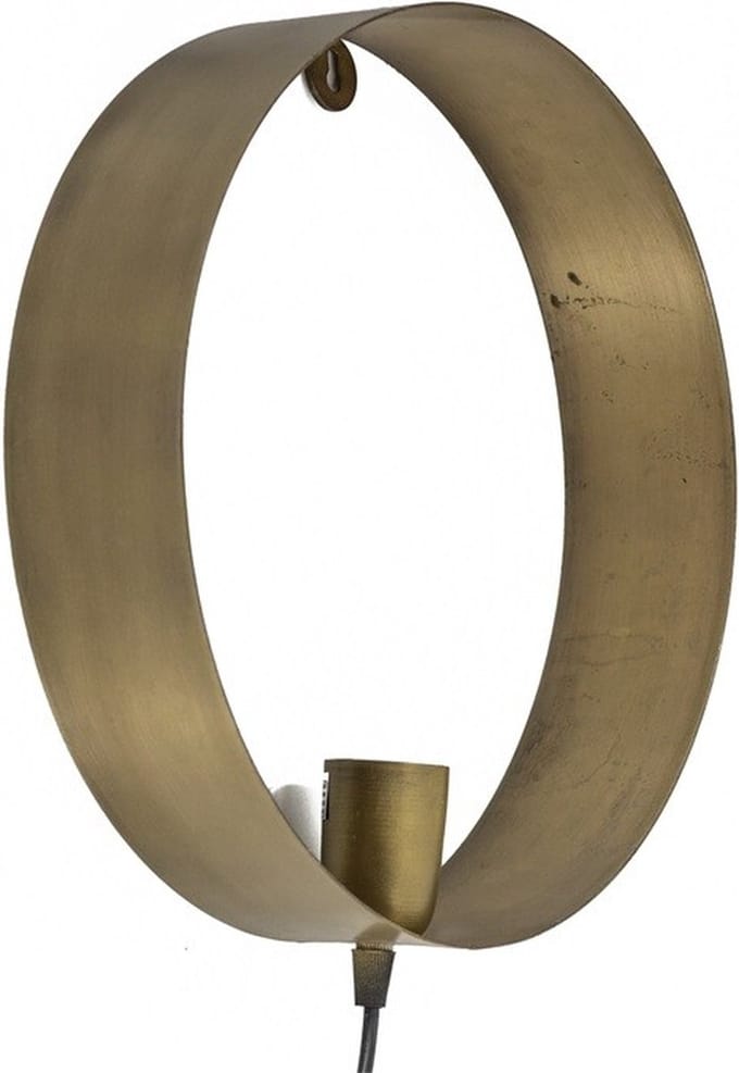 Wandlamp metaal cirkel