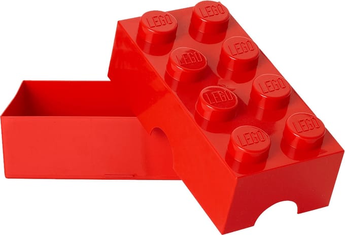 Lego Broodtrommel - Lunchbox van LegoSteen - Rood