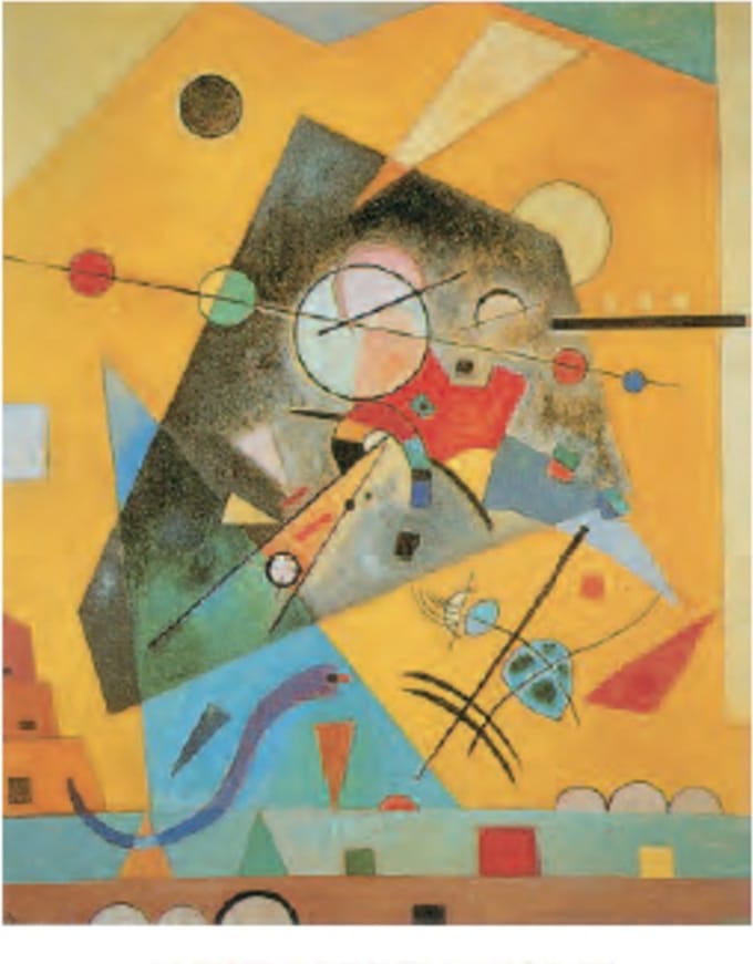 Wassily Kandinsky - Harmonie Tranquille - Kunstposter - 40x50 cm