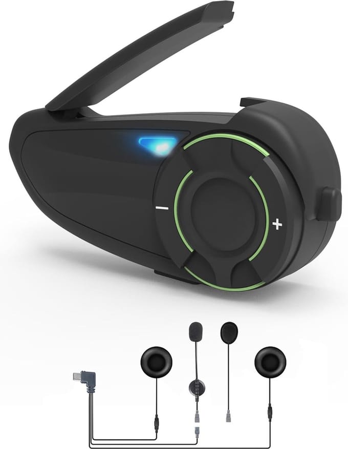 Lexium Motorhelm headset - Cadeau voor hem - Headset helm - Intercom motor - Motorhelm headset bluetooth