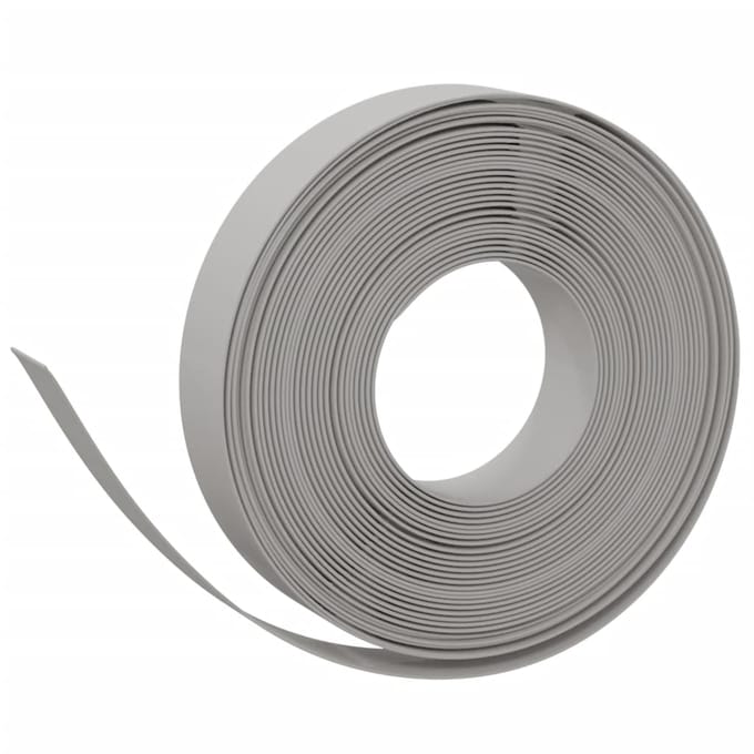 vidaXL - Tuinrand - 10 - m - 10 - cm - polyetheen - grijs