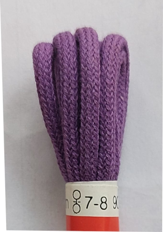 Ronilux Veter - Violet - Rond - Koord Veters - Lengte 90 cm - Dikte 4 mm - Schoenveter