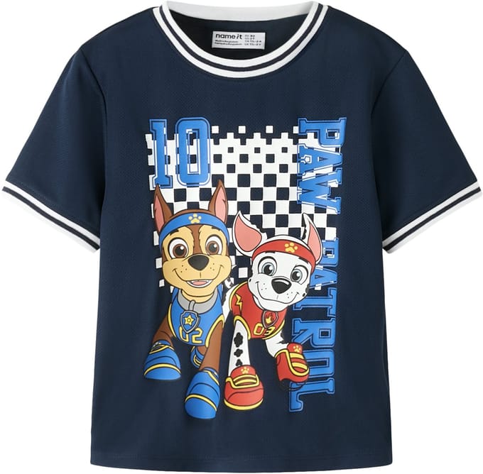 NAME IT - NMMMARGO PAW SS NREG POLY TOP CPLG - Jongens - T-shirts